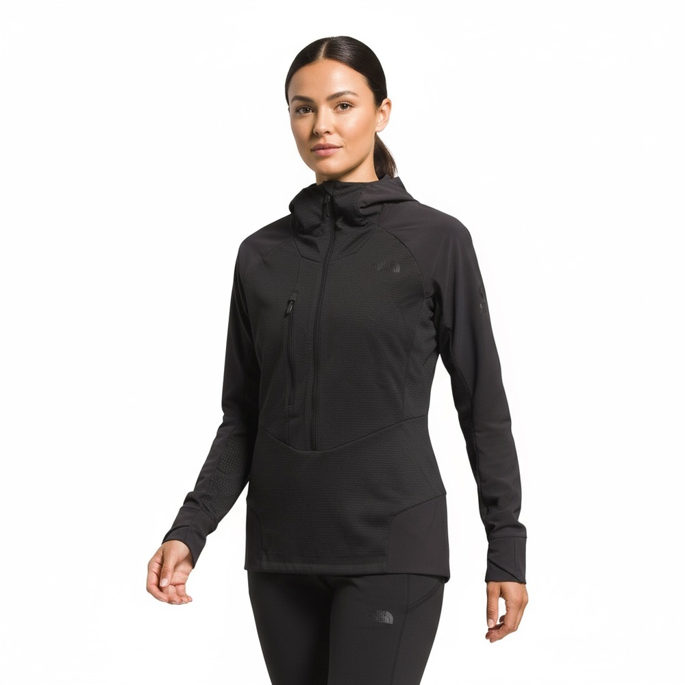 The North Face Respirator Mid Layer Women's Medium Black Jacket (PTP-19.5)